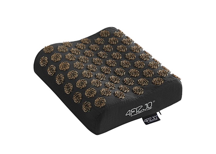 Подушка акупунктурна 4FIZJO Ergo Аплікатор Кузнєцова 4FJ0418 Black/Gold