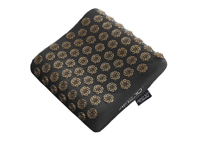 Подушка акупунктурна 4FIZJO Ergo Аплікатор Кузнєцова 4FJ0418 Black/Gold
