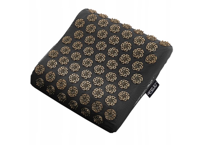Подушка акупунктурна 4FIZJO Ergo Аплікатор Кузнєцова 4FJ0418 Black/Gold