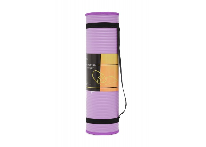 Килимок спортивний Cornix NBR 183 x 61 x 1 cм для йоги та фітнесу XR-0093 Purple/Purple