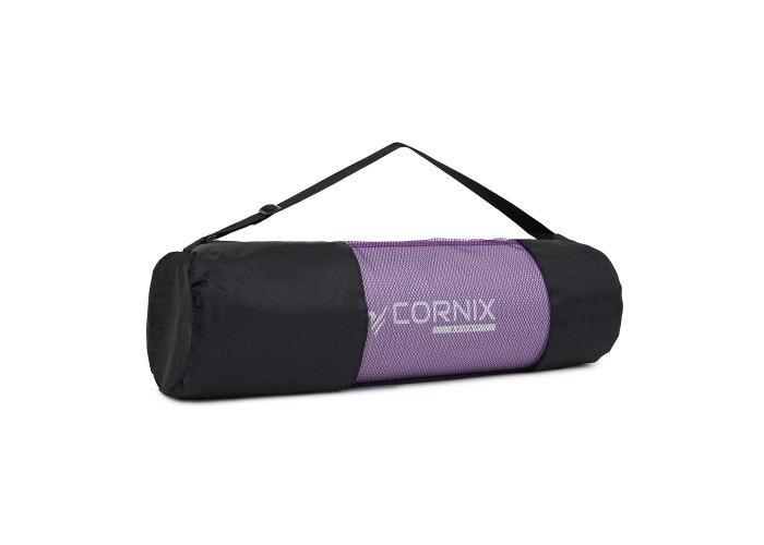 Килимок спортивний Cornix NBR 183 x 61 x 1 cм для йоги та фітнесу XR-0093 Purple/Purple