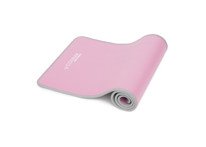 Килимок спортивний Cornix NBR 183 x 61 x 1 cм для йоги та фітнесу XR-0095 Pink/Grey