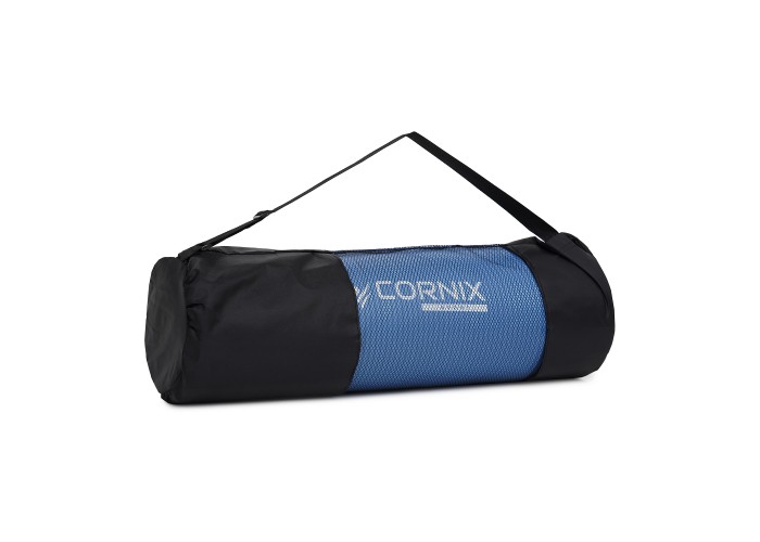 Килимок спортивний Cornix NBR 183 x 61 x 1 cм для йоги та фітнесу XR-0096 Blue/Blue