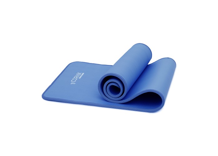 Килимок спортивний Cornix NBR 183 x 61 x 1 cм для йоги та фітнесу XR-0096 Blue/Blue
