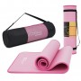 Килимок спортивний Cornix NBR 183 x 61 x 1 cм для йоги та фітнесу XR-0097 Pink/Pink