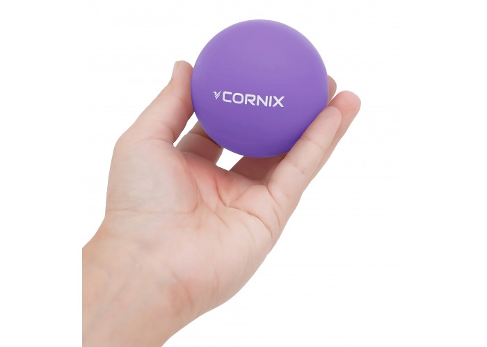 Масажний м'яч Cornix Lacrosse Ball 6.3 см XR-0119 Purple