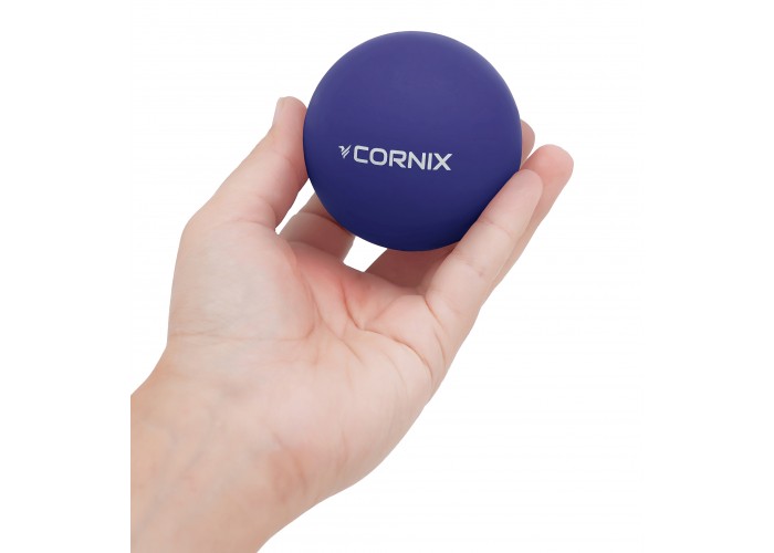 Масажний м'яч Cornix Lacrosse Ball 6.3 см XR-0229 Navy Blue