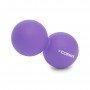 Масажний м'яч Cornix Lacrosse DuoBall 6.3 x 12.6 см XR-0114 Purple