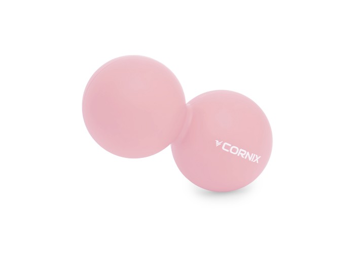 Масажний м'яч Cornix Lacrosse DuoBall 6.3 x 12.6 см XR-0116 Coral
