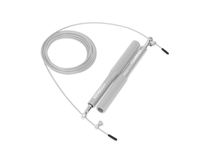 Скакалка швидкісна для кросфіту Cornix Speed Rope XR-0151 Silver