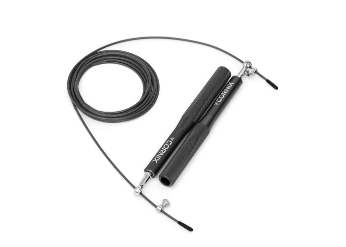 Скакалка швидкісна для кросфіту Cornix Speed Rope XR-0152 Black