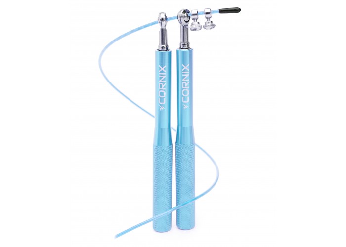 Скакалка швидкісна для кросфіту Cornix Speed Rope XR-0157 Sky Blue