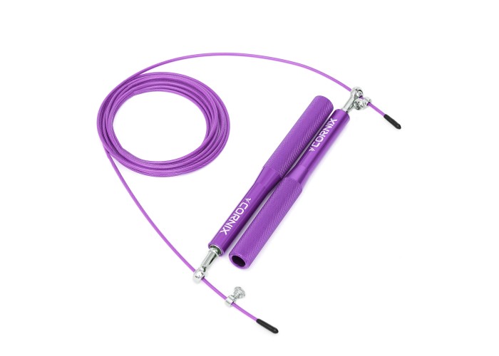 Скакалка швидкісна для кросфіту Cornix Speed Rope XR-0159 Purple