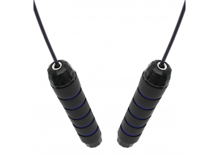 Скакалка швидкісна для кросфіту Cornix Speed Rope Classic XR-0147 Black/Blue