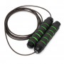 Скакалка швидкісна для кросфіту Cornix Speed Rope Classic XR-0148 Black/Green