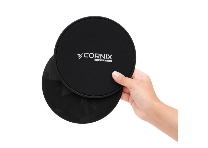 Диски-слайдери для ковзання (глайдингу) Cornix Sliding Disc 2 шт XR-0178 Black
