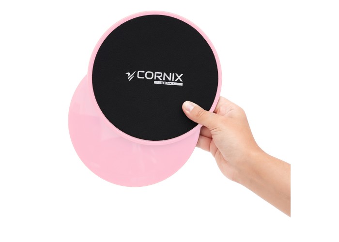 Диски-слайдери для ковзання (глайдингу) Cornix Sliding Disc 2 шт XR-0182 Pink