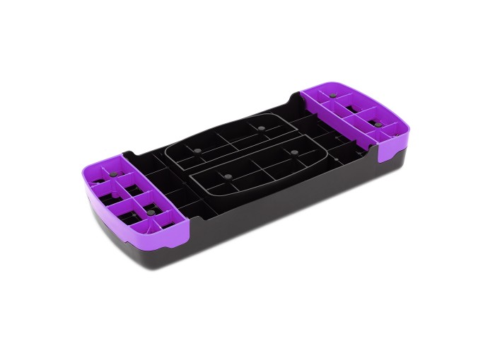 Степ-платформа 2-ступінчаста Cornix 68 х 28 х 10-15 см XR-0188 Black/Purple