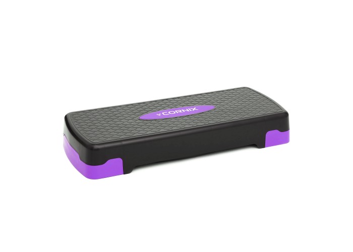 Степ-платформа 2-ступінчаста Cornix 68 х 28 х 10-15 см XR-0188 Black/Purple
