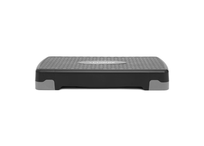 Степ-платформа 2-ступінчаста Cornix 68 х 28 х 10-15 см XR-0189 Black/Grey