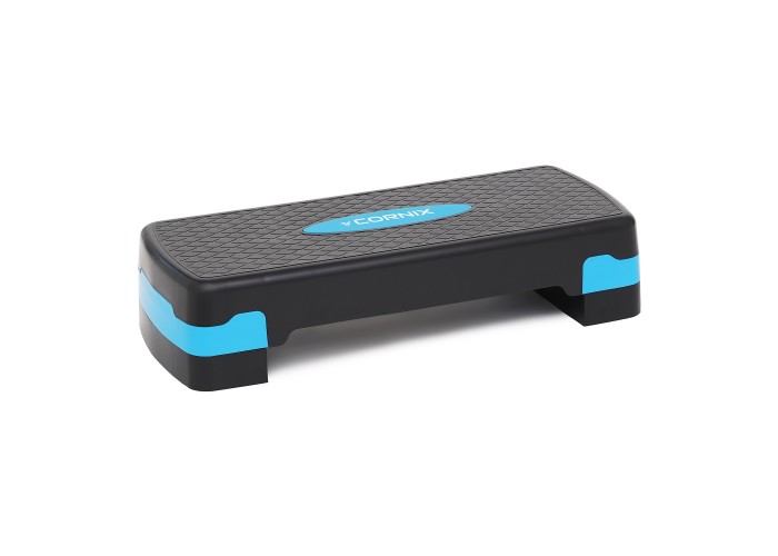Степ-платформа 2-ступінчаста Cornix 68 х 28 х 10-15 см XR-0191 Black/Blue