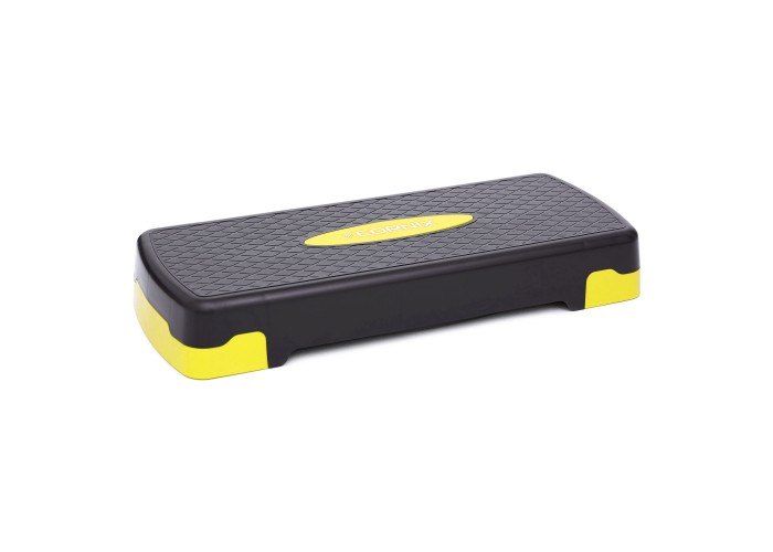 Степ-платформа 2-ступінчаста Cornix 68 х 28 х 10-15 см XR-0192 Black/Yellow