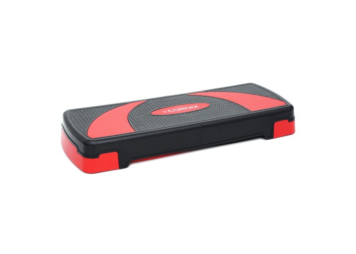 Степ-платформа 3-ступінчаста Cornix 78 х 29 х 10-20 см XR-0185 Black/Red