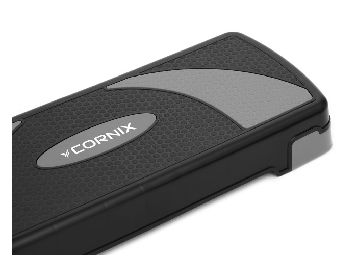 Степ-платформа 3-ступінчаста Cornix 78 х 29 х 10-20 см XR-0184 Black/Grey