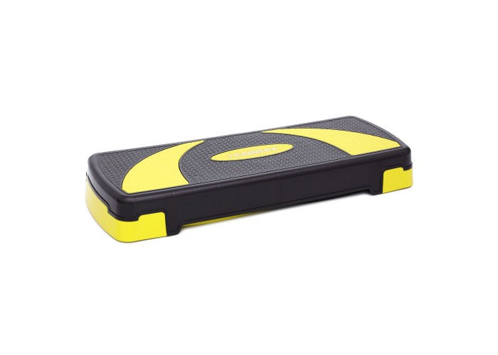 Степ-платформа 3-ступінчаста Cornix 78 х 29 х 10-20 см XR-0187 Black/Yellow