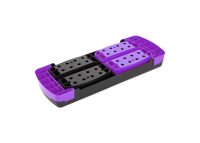 Степ-платформа 3-ступінчаста Cornix 78 х 29 х 10-20 см XR-0183 Black/Purple