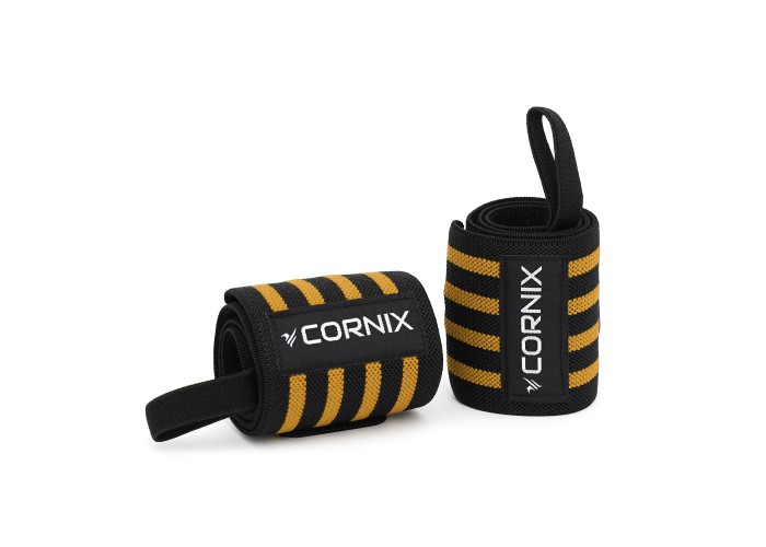 Бинти для зап'ясть (кистьові бинти) Cornix Wrist Wraps XR-0196 Black/Orange