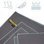 Рушник спортивний 4FIZJO XL 180 x 100 см з мікрофібри 4FJ0420 Grey