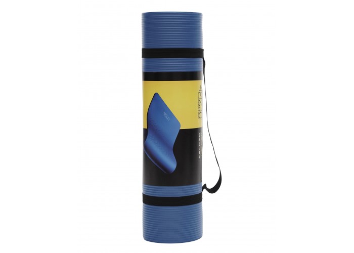 Килимок (мат) спортивний 4FIZJO NBR 180 x 60 x 1 см для йоги та фітнесу 4FJ0432 Navy Blue