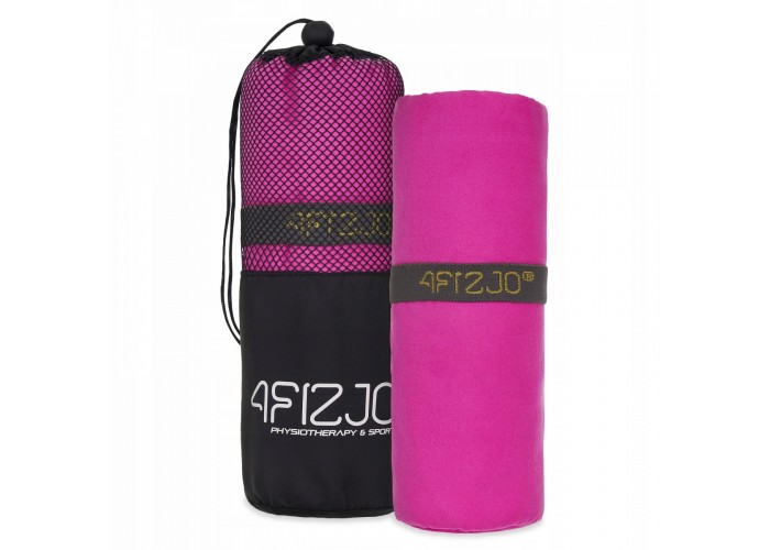 Рушник спортивний 4FIZJO 130 x 75 см з мікрофібри 4FJ0437 Pink