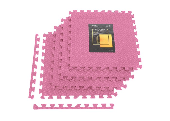 Мат-пазл (ластівчин хвіст) Cornix Mat Puzzle EVA 120 x 120 x 1 cм XR-0230 Pink