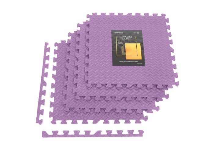 Мат-пазл (ластівчин хвіст) Cornix Mat Puzzle EVA 120 x 120 x 1 cм XR-0232 Purple