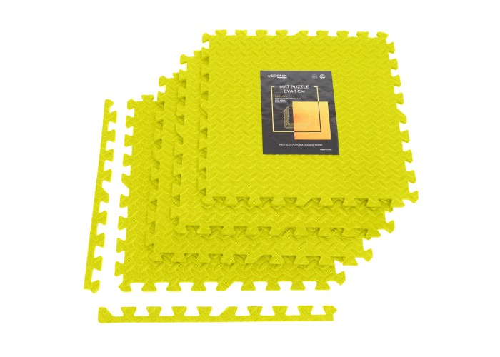 Мат-пазл (ластівчин хвіст) Cornix Mat Puzzle EVA 120 x 120 x 1 cм XR-0236 Yellow