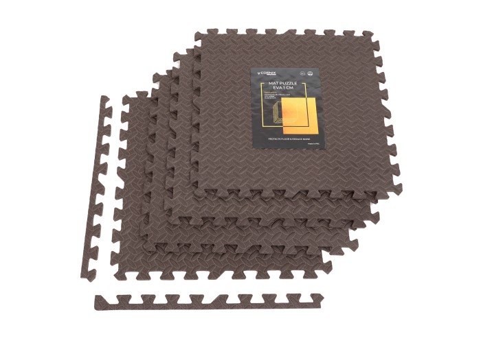 Мат-пазл (ластівчин хвіст) Cornix Mat Puzzle EVA 120 x 120 x 1 cм XR-0238 Braun