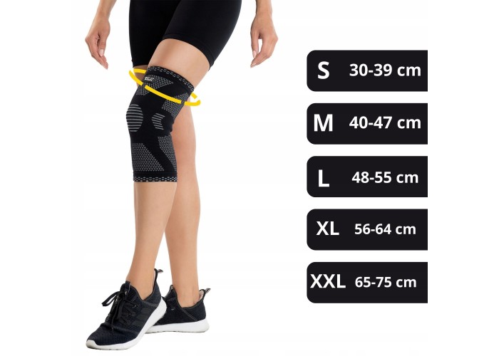 Фіксатор (бандаж) для коліна 4FIZJO 1 шт 4FJ0453 Size M
