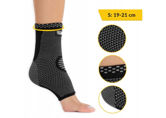 Фіксатор (бандаж) для гомілкостопу 4FIZJO 1 шт 4FJ0467 Size S