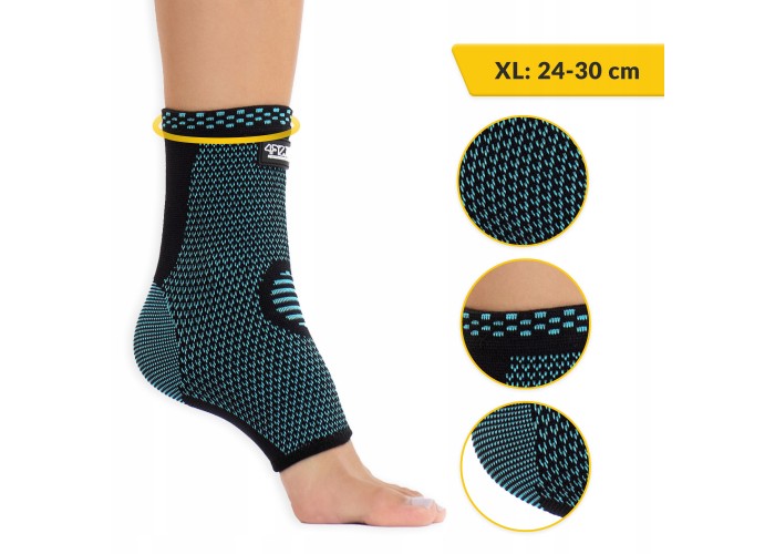 Фіксатор (бандаж) для гомілкостопу 4FIZJO 1 шт 4FJ0490 Size XL