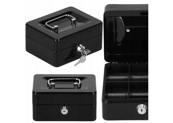 Кешбокс Springos 15 x 12 x 8 см для зберігання грошей та цінностей HA5038