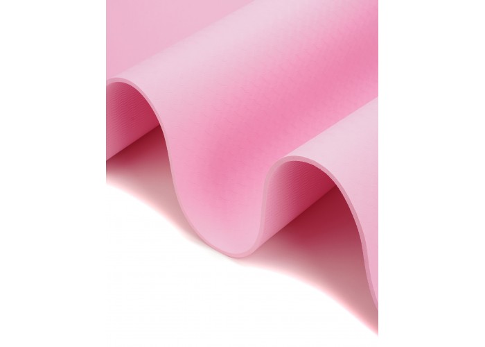 Килимок (мат) спортивний SportVida TPE 183 x 61 x 0.6 см для йоги та фітнесу SV-EZ0055 Pink