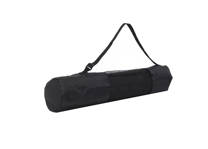 Килимок (мат) спортивний SportVida TPE 183 x 61 x 0.4 см для йоги та фітнесу SV-EZ0051 Black