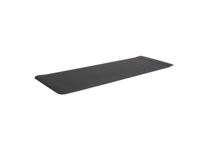 Килимок (мат) спортивний SportVida TPE 183 x 61 x 0.4 см для йоги та фітнесу SV-EZ0052 Black/Grey