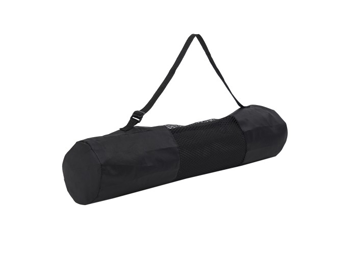 Килимок (мат) спортивний SportVida TPE 183 x 61 x 0.4 см для йоги та фітнесу SV-EZ0052 Black/Grey