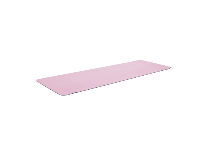 Килимок (мат) спортивний SportVida TPE 183 x 61 x 0.4 см для йоги та фітнесу SV-EZ0054 Pink/Blue