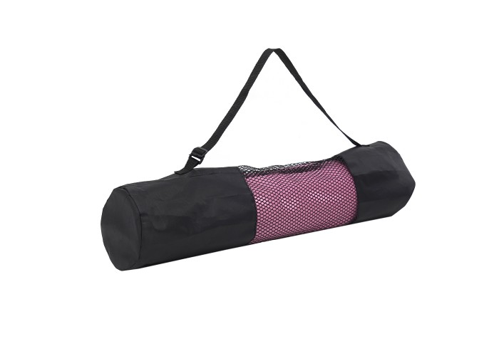 Килимок (мат) спортивний SportVida TPE 183 x 61 x 0.4 см для йоги та фітнесу SV-EZ0054 Pink/Blue