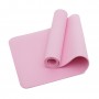 Килимок (мат) спортивний SportVida TPE 183 x 61 x 1 см для йоги та фітнесу SV-EZ0060 Pink