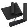 Килимок (мат) спортивний SportVida TPE 183 x 61 x 1 см для йоги та фітнесу SV-EZ0061 Black